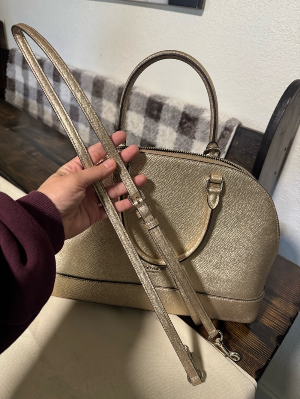 Coach Sierra Signature Dome Satchel - Picture 3 of 5